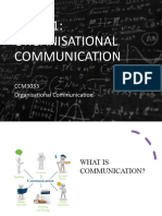 Chapter 1 Organisational Communication