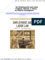 Full Download Test Bank For Employment and Labor Law 10th Edition Patrick J Cihon James Ottavio Castagnera PDF Full Chapter