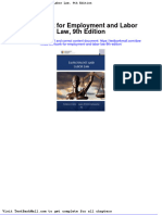 Test Bank For Employment and Labor Law 9th Edition