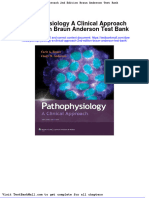 Pathophysiology A Clinical Approach 2nd Edition Braun Anderson Test Bank