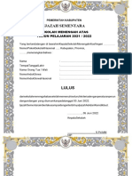 Format Ijazah SMA