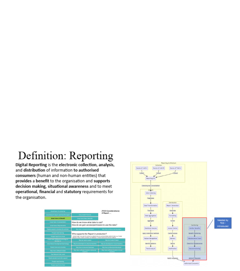 Definition of Reporting PDF