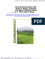 Full Download Test Bank For Environment 9th Edition Peter H Raven David M Hassenzahl Mary Catherine Hager Nancy y Gift Linda R Berg PDF Full Chapter
