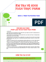 KIỂM TRA ATVS THỰC PHẨM bài giảng