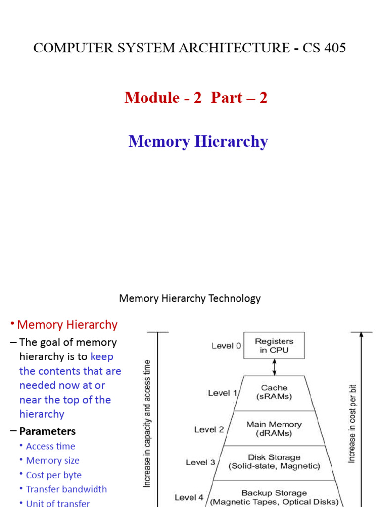 Stud-CSA Memory Mod2-Part2 (Autosaved) (Autosaved) | PDF | Computer ...