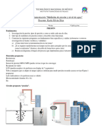 Práctica de INSTRUMENTACIÓN Médicion de Presión y Nivel de Agua