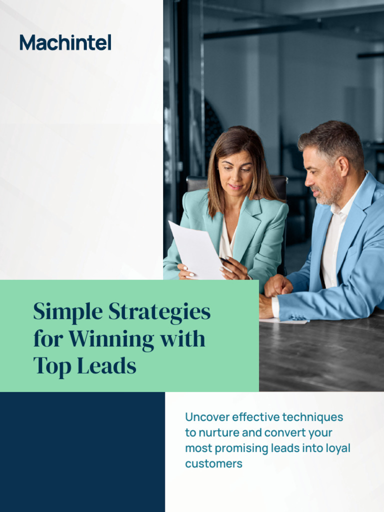 Simple Strategies For Winning With Top Leads-V1-New Branding | PDF ...