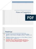 Firms in Competitive P Markets