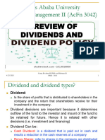 Chap. 2 - Dividends and Dividend Policy