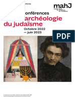 Art Et Archéologie Du Judaïsme Brochure Archéo 2022-23