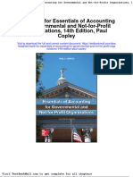 Full Download Test Bank For Essentials of Accounting For Governmental and Not For Profit Organizations 14th Edition Paul Copley PDF Full Chapter