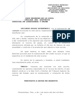 Recurso D Queja Vs Interlocutoria INA, Contestación Del