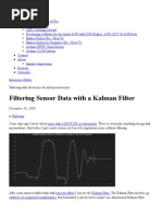 Download Filtering Sensor Data with a Kalman Filter  Interactive Matter by Vinoth Kumar SN70053826 doc pdf