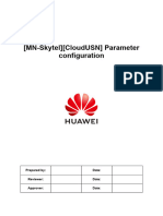 (MN-Skytel) (CloudUSN) Parameter Configuration