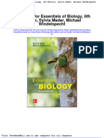 Full Download Test Bank For Essentials of Biology 6th Edition Sylvia Mader Michael Windelspecht PDF Full Chapter