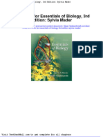 Full Download Test Bank For Essentials of Biology 3rd Edition Sylvia Mader PDF Full Chapter