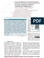 Comparative Study of Electricity Production Cost of Energy Mix of Burkina Faso