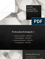 Kelompok 1 - Studi Analitik Intervensi