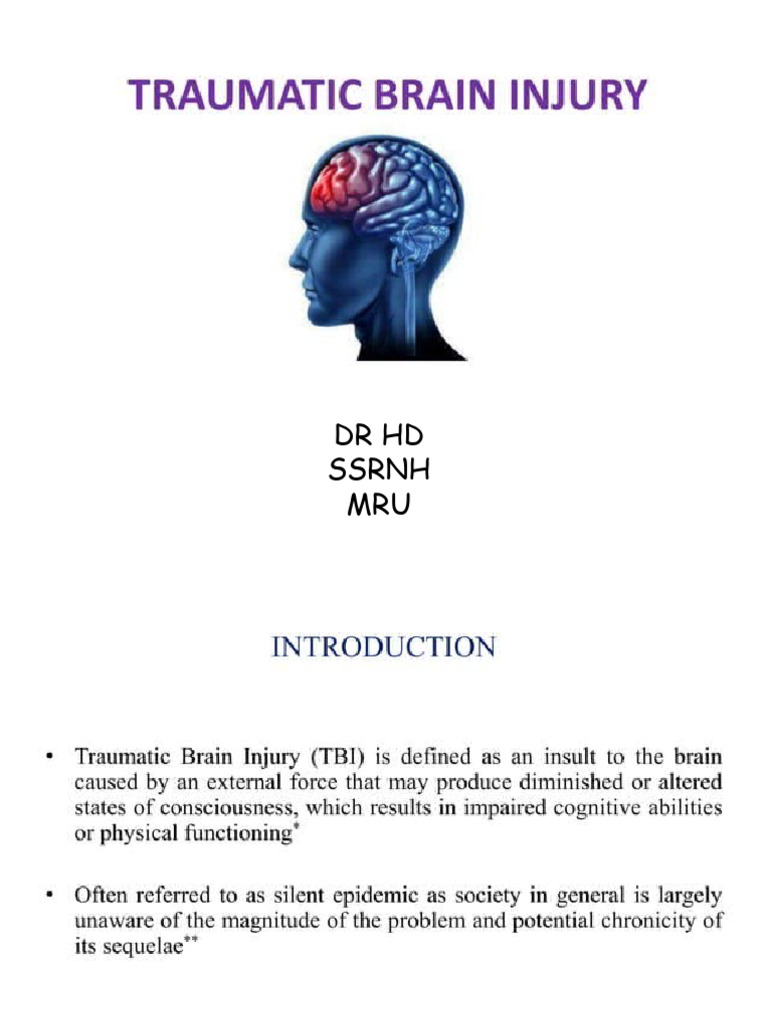 Traumatic Brain Injury | PDF | Traumatic Brain Injury | Medical Specialties