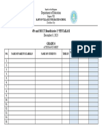 Pintakasi Attendance Sheet