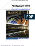 Full Download Precalculus Mathematics For Calculus 7th Edition Stewart Solutions Manual PDF Full Chapter