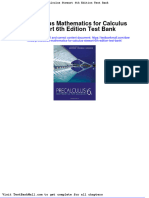 Full Download Precalculus Mathematics For Calculus Stewart 6th Edition Test Bank PDF Full Chapter