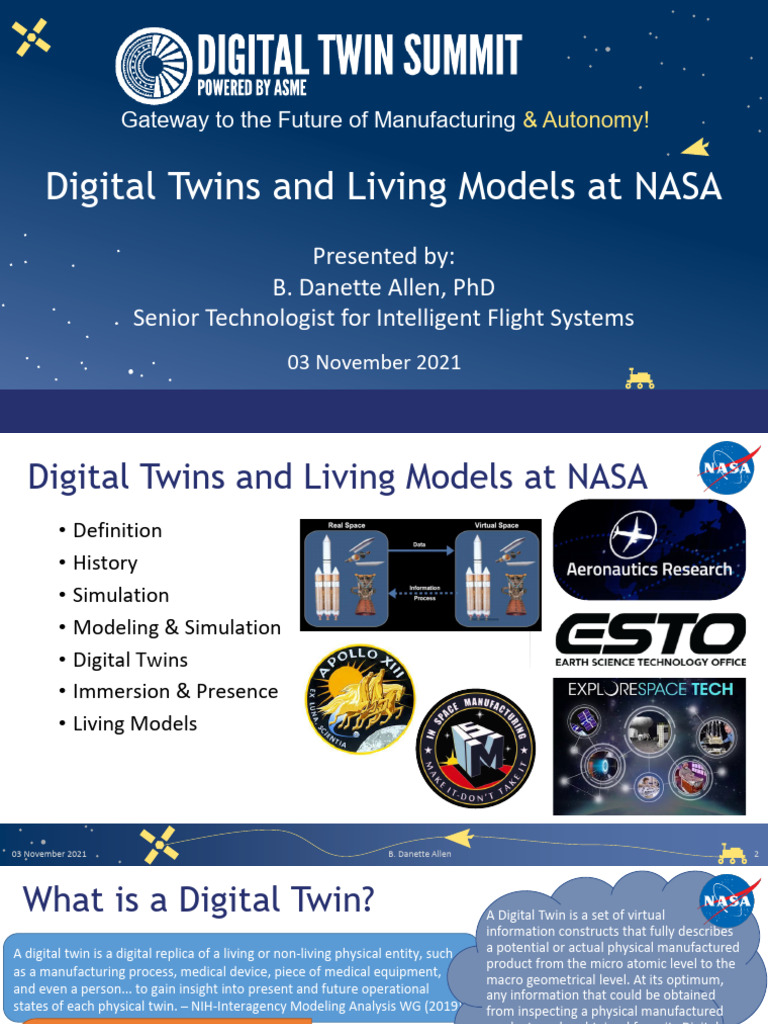 NASA's Digital Twin Innovations | PDF | Simulation