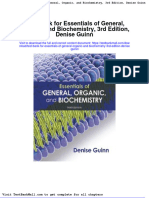 Full Download Test Bank For Essentials of General Organic and Biochemistry 3rd Edition Denise Guinn PDF Full Chapter
