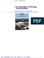 Full Download Test Bank For Essentials of Geology Fourth Edition PDF Full Chapter
