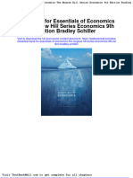 Full Download Test Bank For Essentials of Economics The Mcgraw Hill Series Economics 9th Edition Bradley Schiller PDF Full Chapter