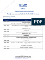 Agenda Eveniment IOM Romania 7-8 DEC