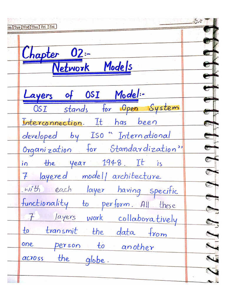 Ch_ 2 Networks Models ? | PDF