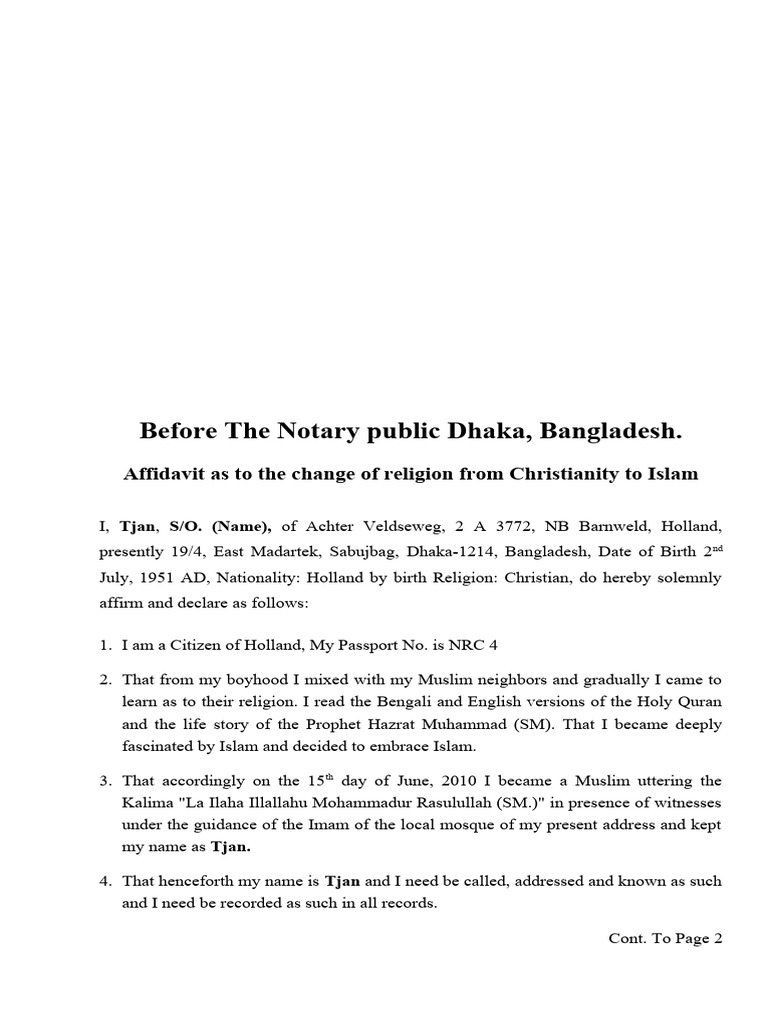 Christianity To Muslim English Tjan | PDF