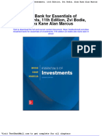 Full Download Test Bank For Essentials of Investments 11th Edition Zvi Bodie Alex Kane Alan Marcus PDF Full Chapter