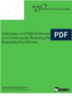 Laboratory and Field Performance of A Continuously Measuring Personal Respirable Dust Monitor