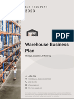 Warehouse Business Plan Example