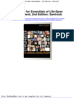 Full Download Test Bank For Essentials of Life Span Development 2nd Edition Santrock PDF Full Chapter