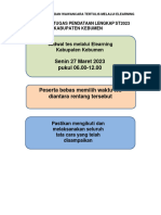 Tata Cara Seleksi Elearning ST2023 - 3305