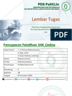 PKM Aranio Lembar Tugas Sampling Dbs SHK - Pds 2