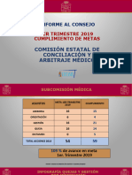 1ra Ordinario 2019 Consejo Informe Avance de Metas