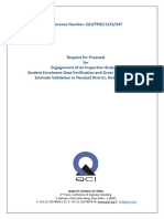 247 - RFP For Engagement of An IB For Student Enrolment Data Verification and GER Validation in Nandyal District, Andhra Pradesh