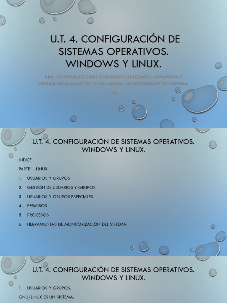Gestión de Usuarios en Linux y Windows | PDF | Archivo de computadora ...