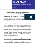 Pelancaran Inisiatif Menu Rahmah Bagi Membantu Golongan Yang Memerlukan