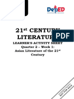 LAS G11 Q2 Week1 21st-Century-Literature