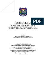 KURIKULUM 2013 SDN KRATON 2 Tahun 2023-2024