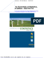 Full Download Test Bank For Essentials of Statistics 4 e 4th Edition 0321761715 PDF Full Chapter