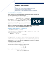 Systems of Linear Equations