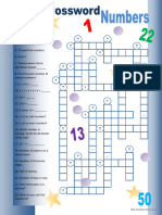 Kids' Crossword - Numbers