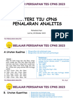 Cpns-Tiu (Penalaran Analitis)