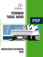 Pedoman Tugas Akhir Universitas Pertamina 2018 Compressed